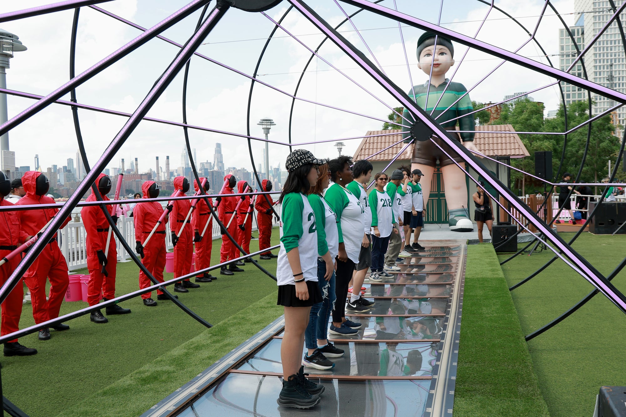 Season 3 Squid Game junket with Netflix in New York City