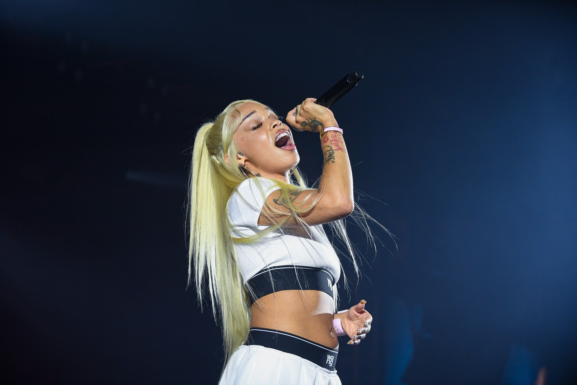 Honey Bxby performing at BET Experience Fan Fest.