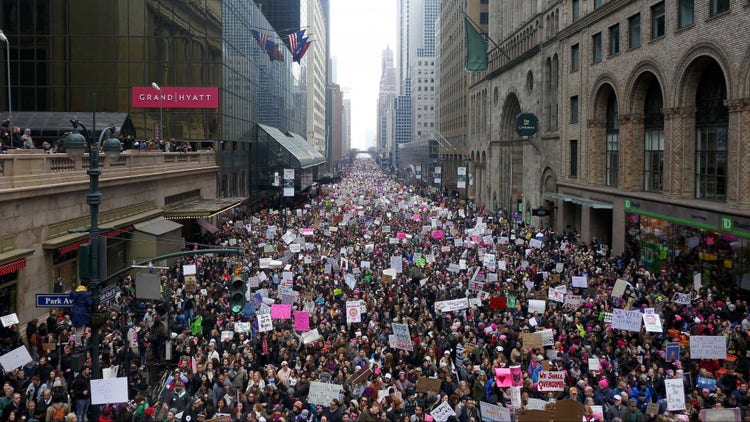 Women's March Protestors
