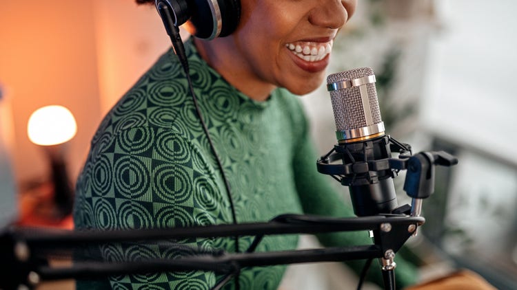 Black Female Podcaster