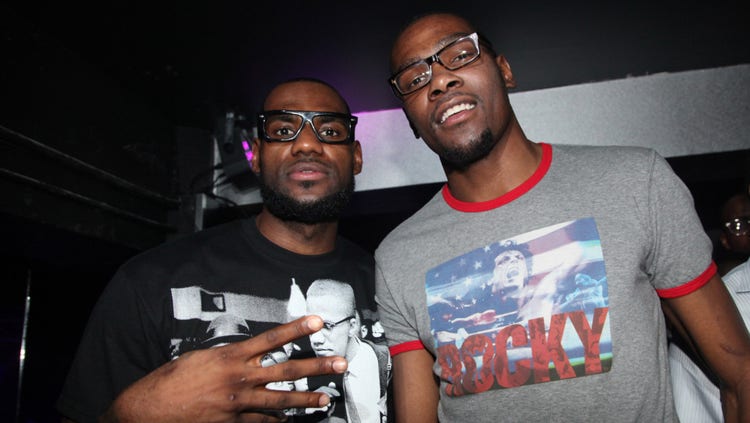 LeBron James and Kevin Durant