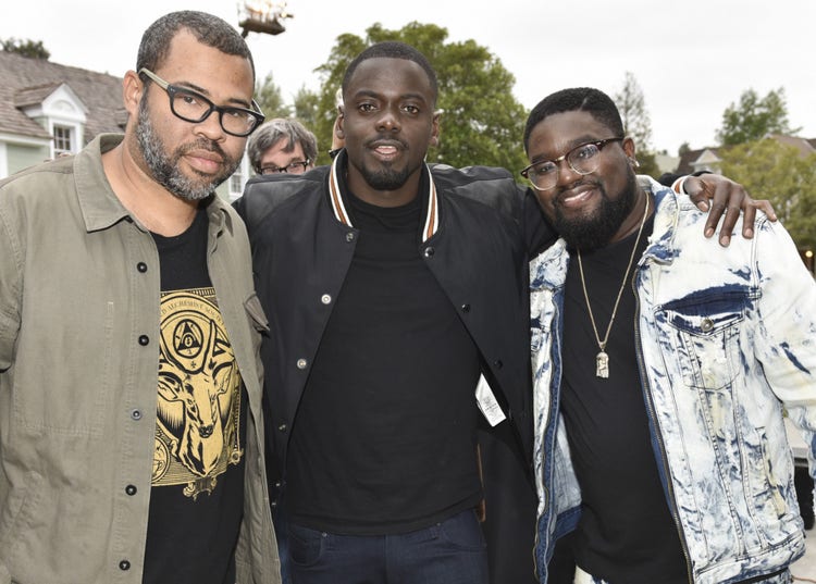 Jordan Peele, Daniel Kaluuya, and Lil Rel Howery