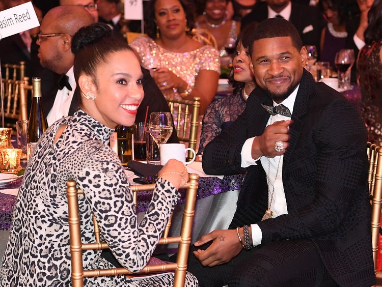 Usher and Grace Miguel