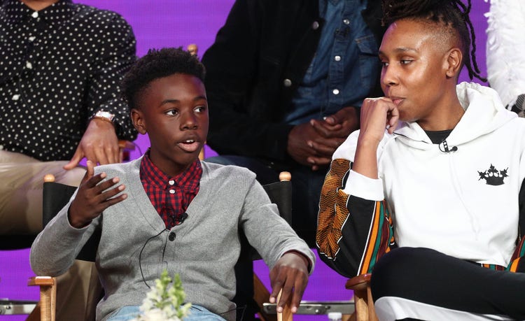 Alex Hibbert and Lena Waithe