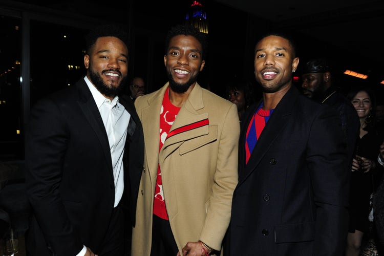 Ryan Coogler, Chadwick Boseman, and Michael B. Jordan