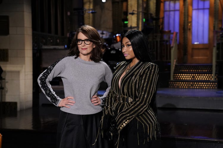 Tina Fey and Nicki Minaj
