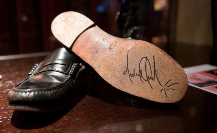 Michael Jackson’s loafers