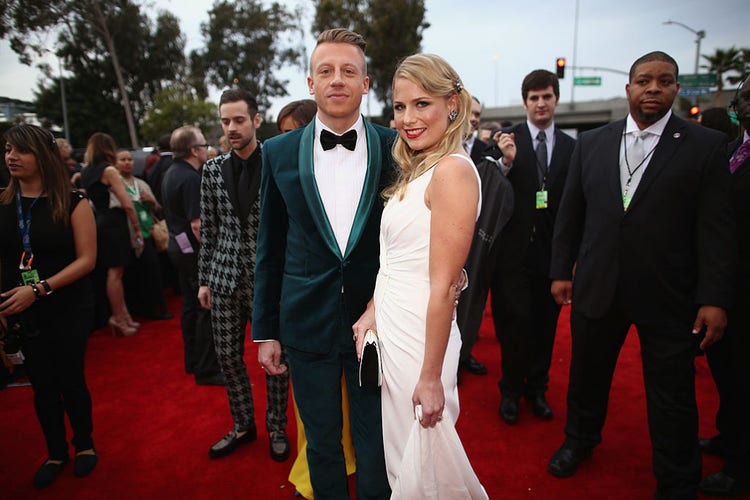 Macklemore and Tricia Davis