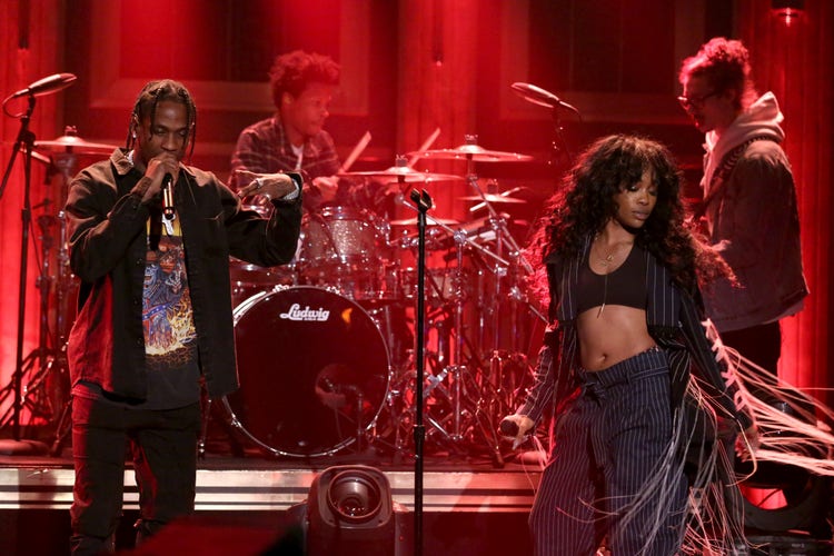 SZA and Travis Scott