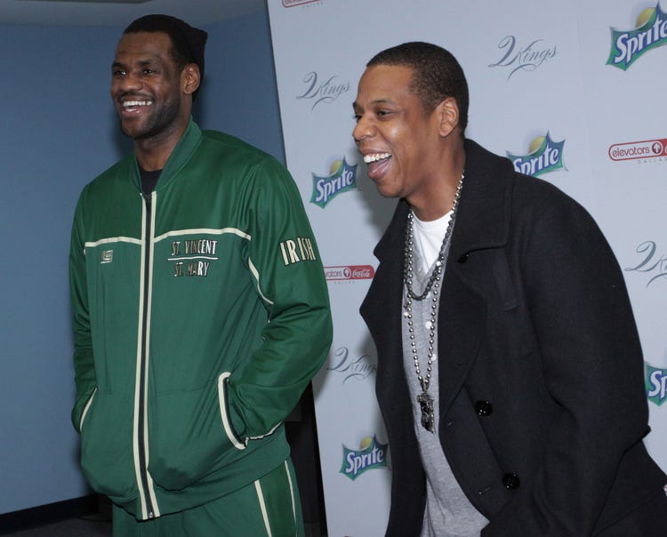 Jay-Z and LeBron James