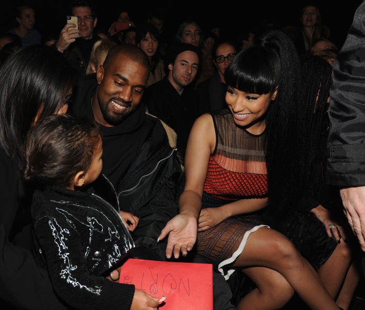 Kanye West and Nicki Minaj