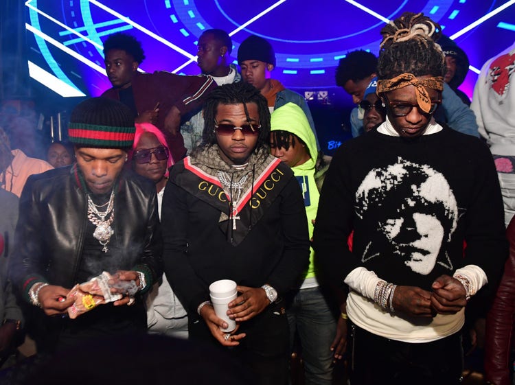 Lil Baby, Gunna, and Young Thug
