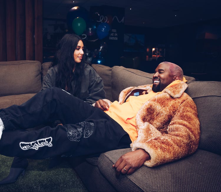 Kim Kardashian and Kanye West