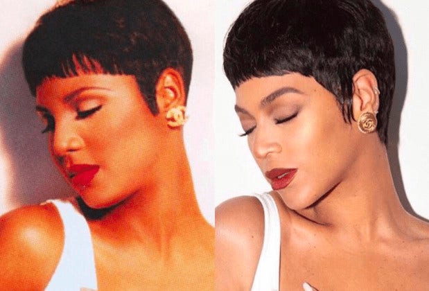 Toni Braxton and Beyonce