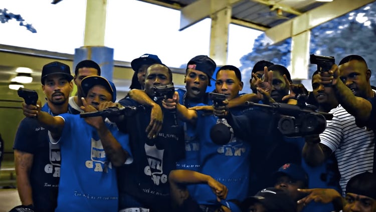 Still from Maxo Kream and NFL Cartel Bo's