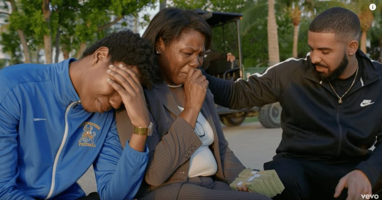 Still from Drake's
