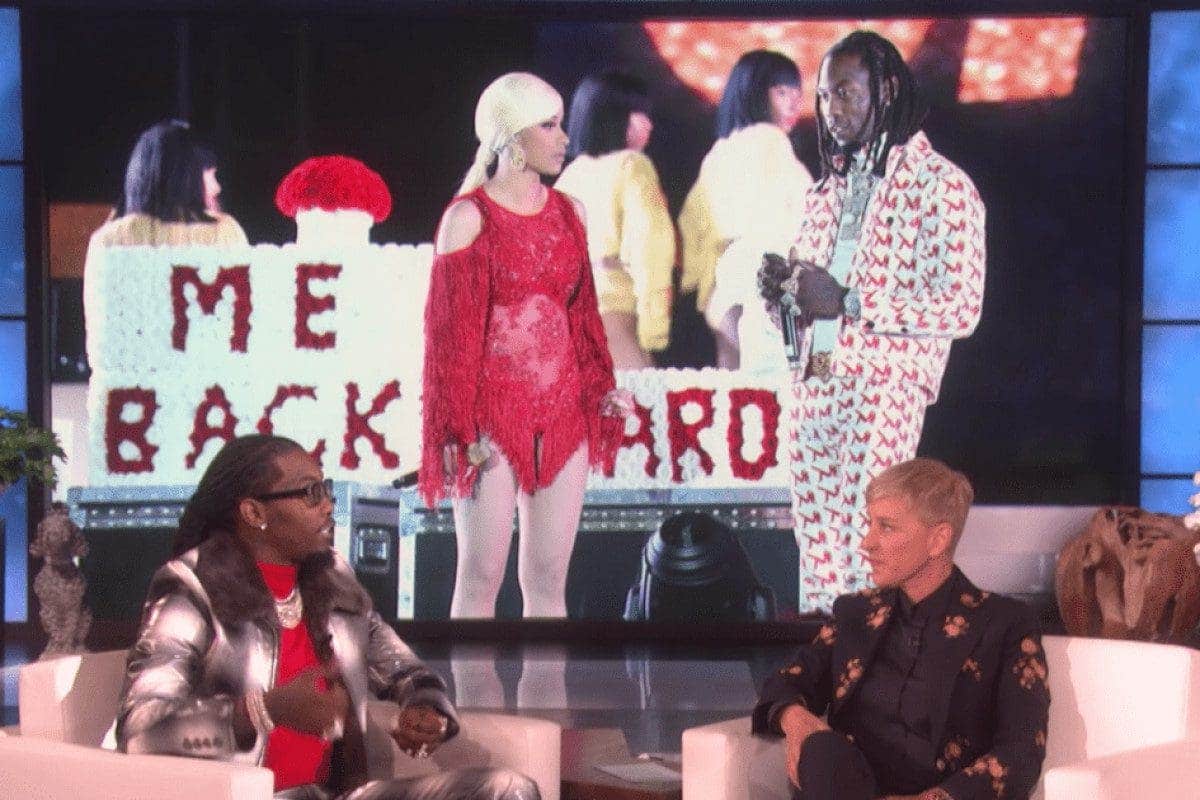 Offset opens up about botched public apology to Cardi B on "Ellen"