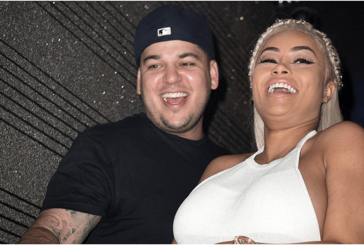 Rob Kardashian Black Chyna