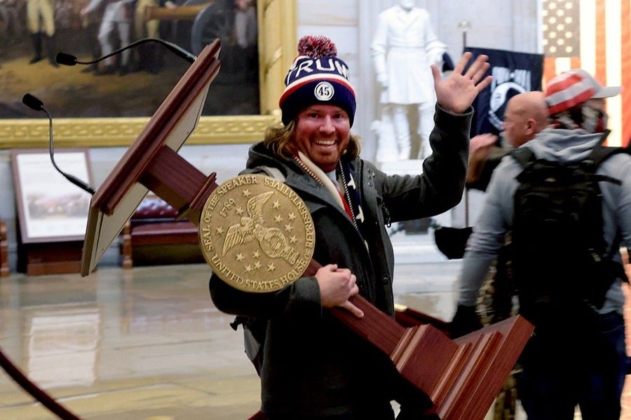 Florida man arrested for stealing House Speaker’s lectern during ...
