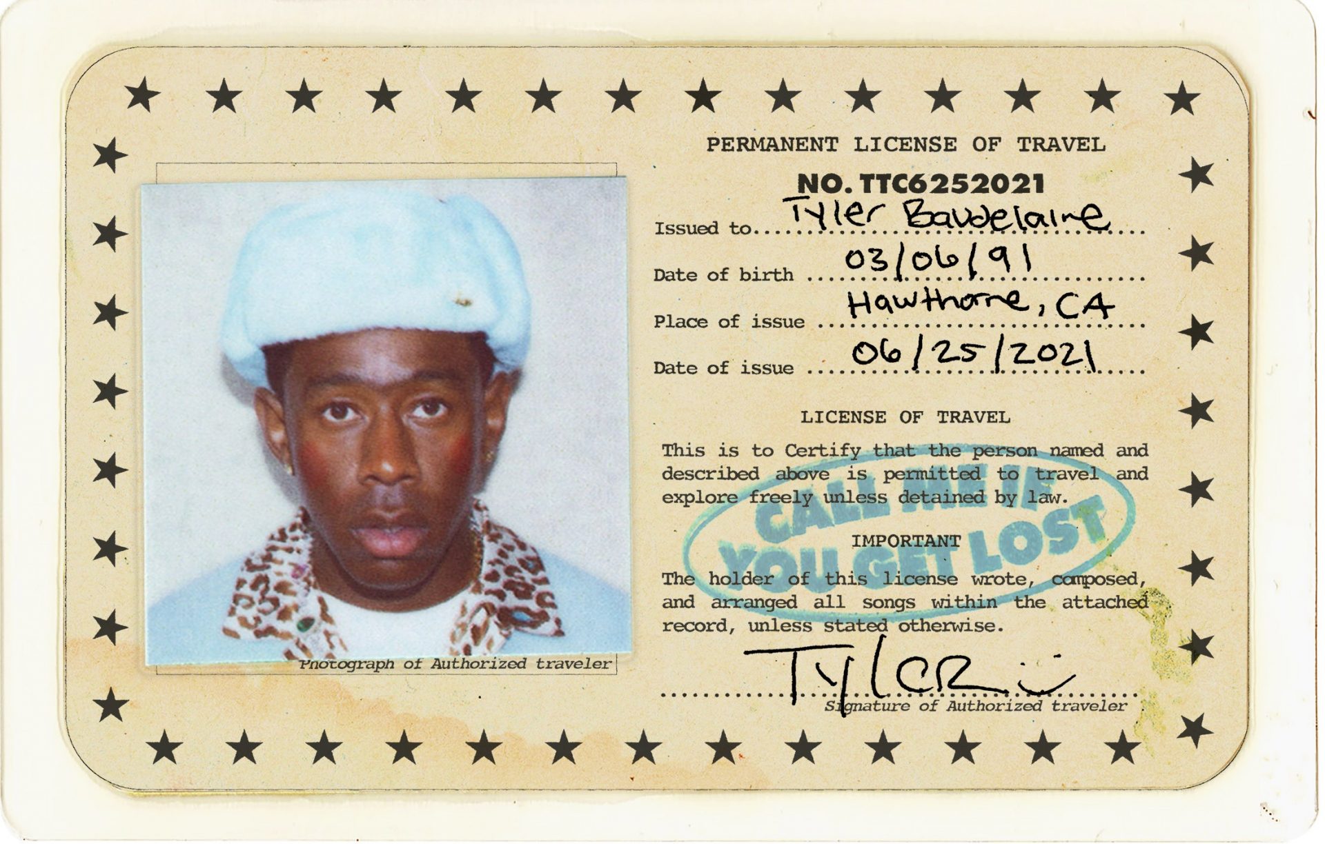 Tyler, The Creator brings forth new album 'Call Me If You Get Lost'