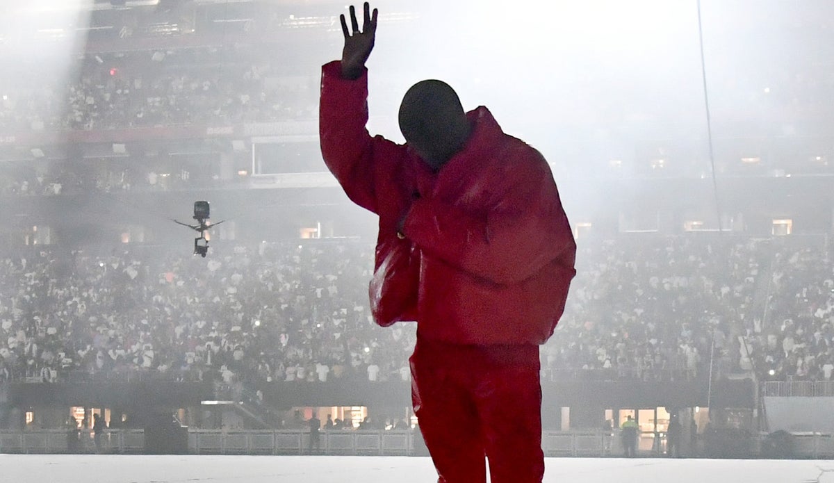 ミュージシャン Kanye West DONDA Atlanta Listening Event Kanye West's second 'Donda' album listening event at Atlanta's