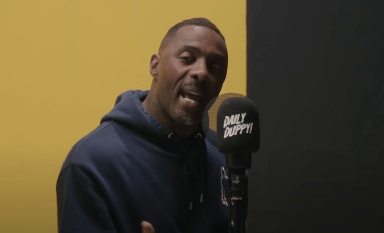 Idris Elba delivers “Daily Duppy” freestyle