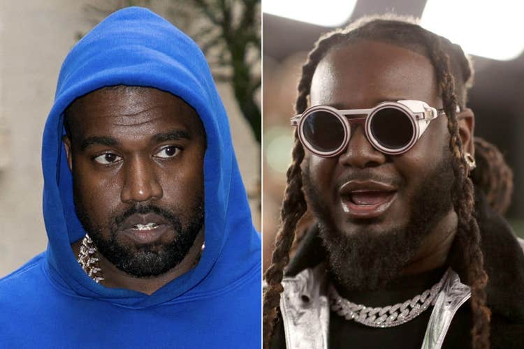 T-Pain says Kanye West stole one of his lines after calling it “corny”