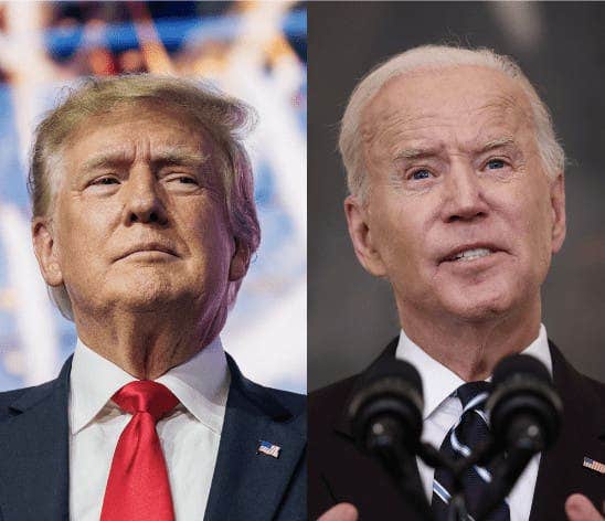Donald Trump says he would knock President Biden out in boxing match