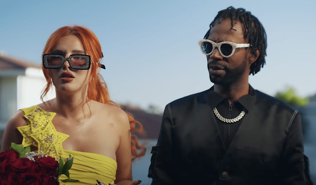 Thorne Rapper Juicy J joins Bella Thorne for “In You” video