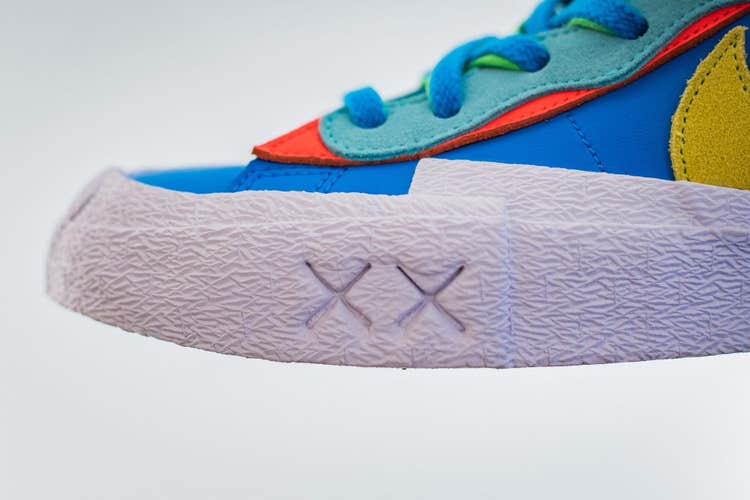 The KAWS x sacai x Nike Blazer “Neptune Blue”