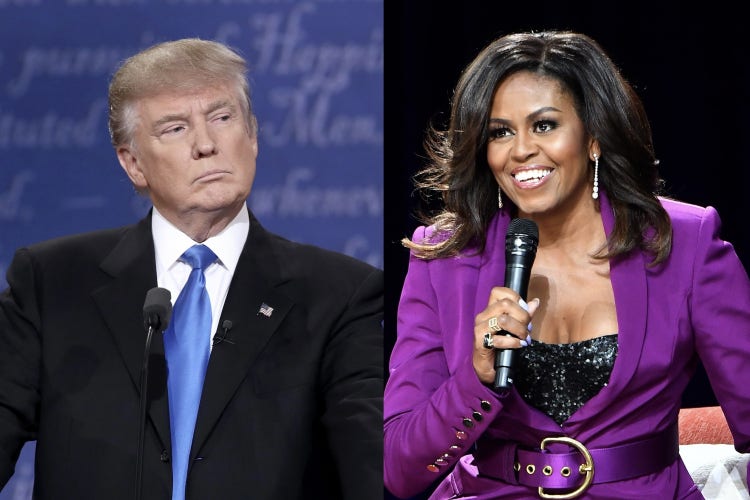 Trump, Michelle Obama