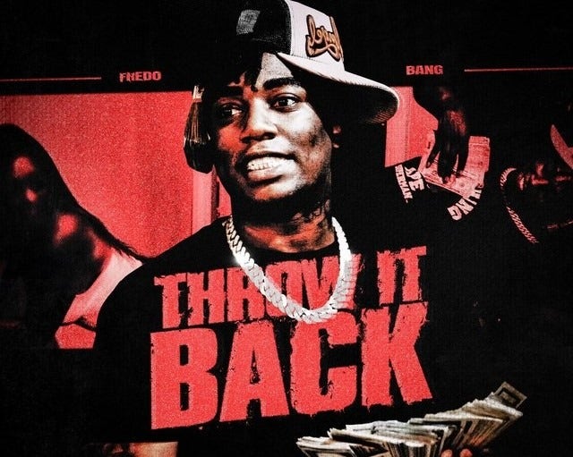 Fredo Bang Throw It Back song