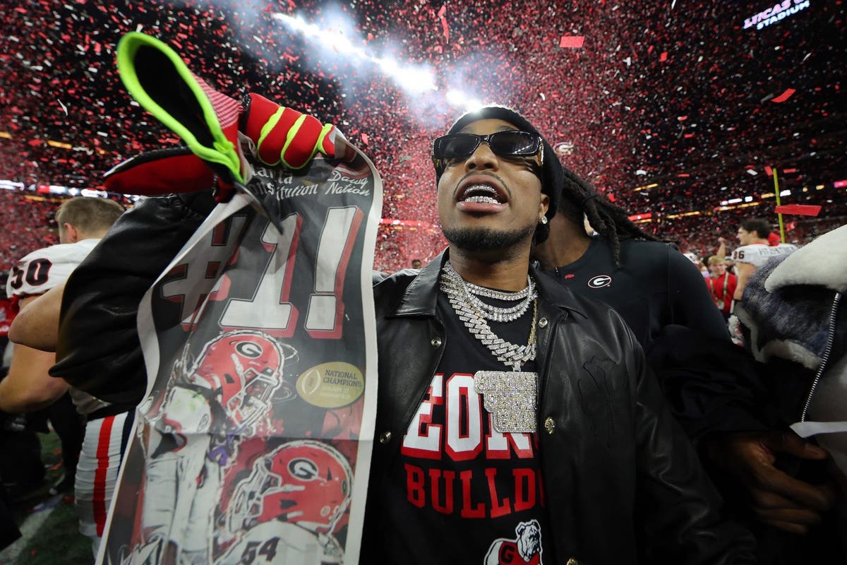 Quavo won bet against Drake after Bulldogs win championship