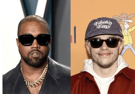 Kanye West, Pete Davidson