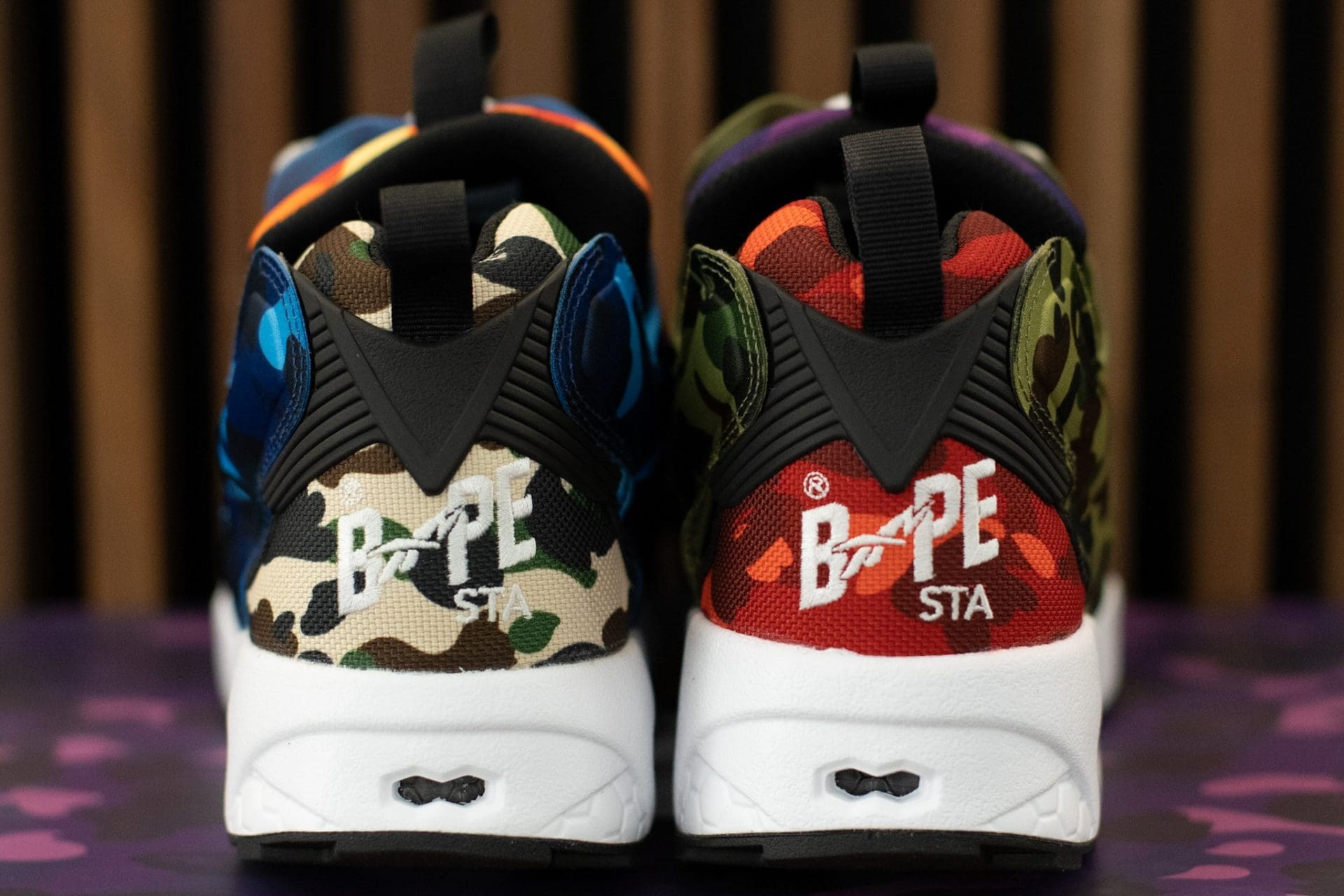 Bape Multi-Camo x Reebok Instapump Fury OGs
