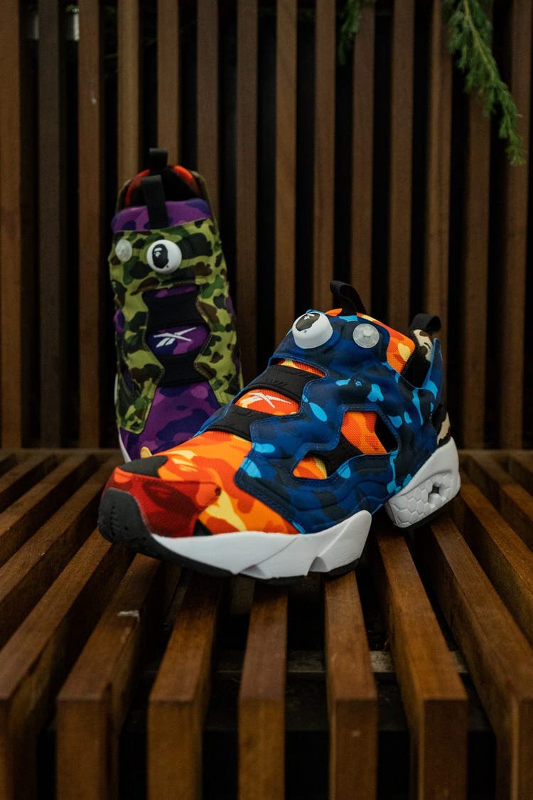 Bape Multi-Camo x Reebok Instapump Fury OGs
