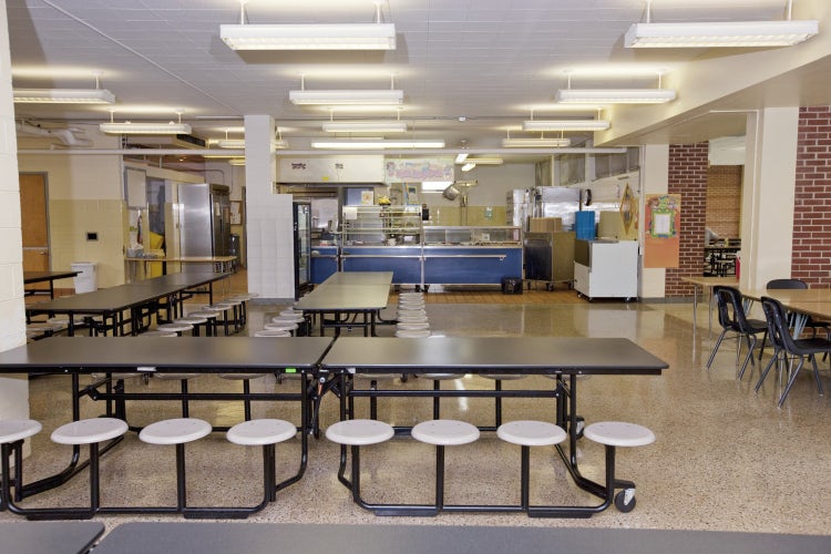 school cafeteria