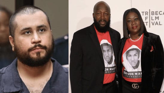 George Zimmerman, Tracy Martin, Sybrina Fulton