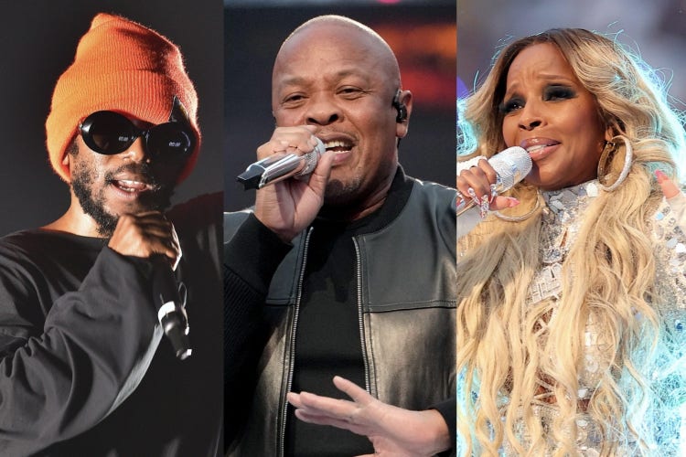 Kendrick Lamar, Dr. Dre, Mary J. Blige