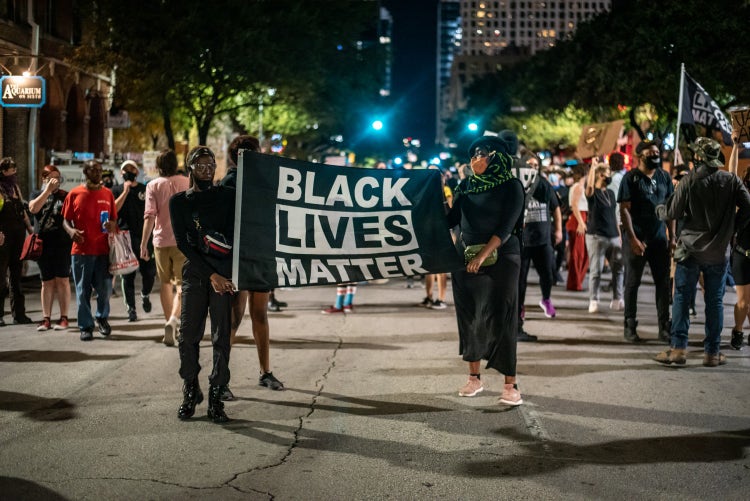 BLM protesters