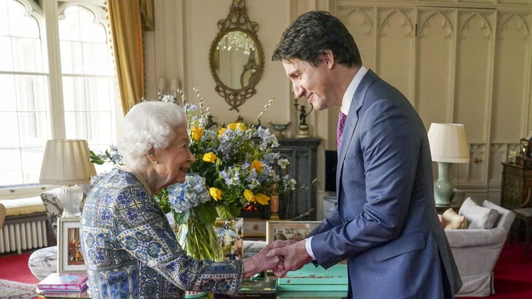 Queen Elizabeth II Justin Trudeau