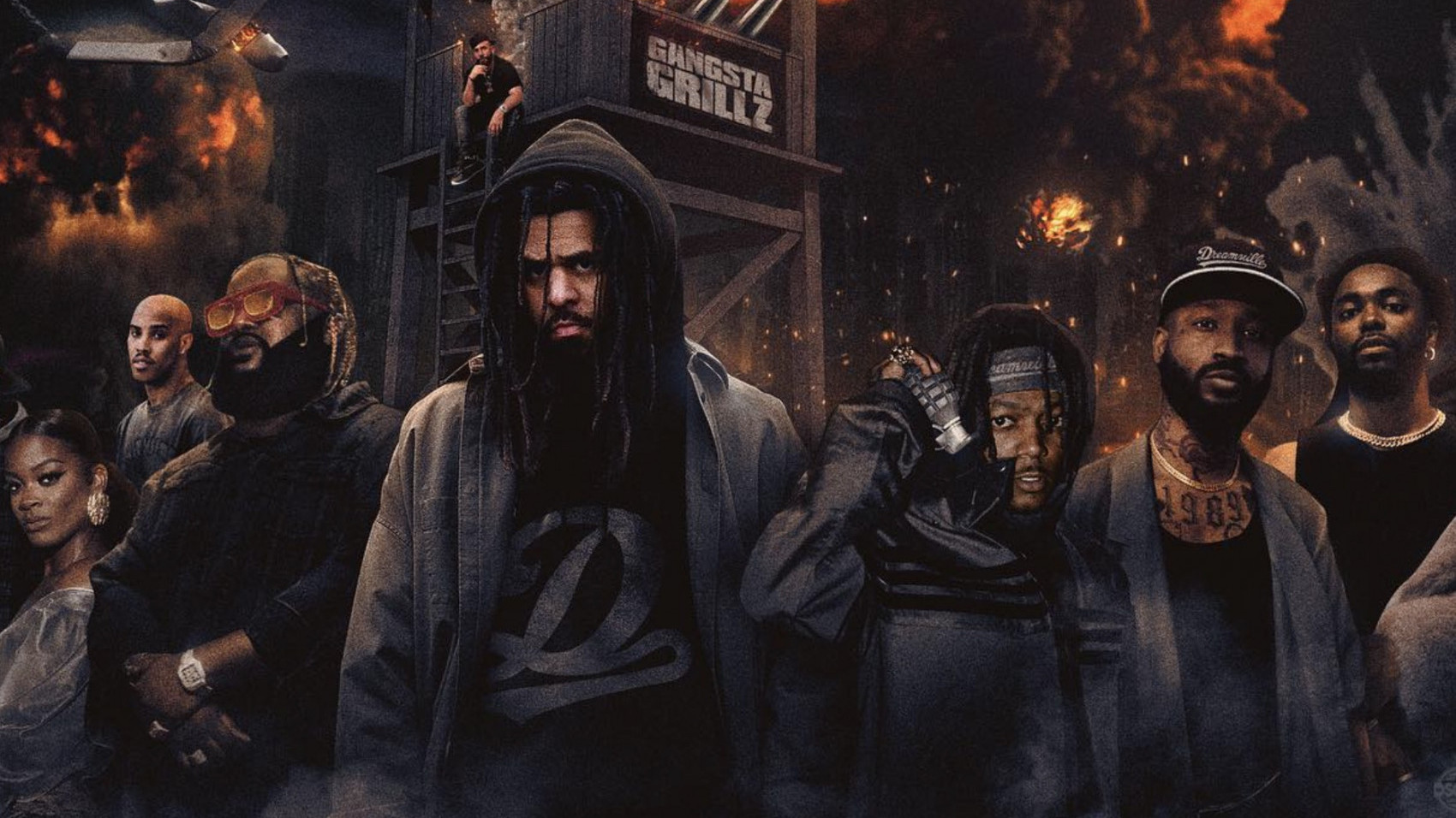 J. Cole Dreamville 'D-Day: A Gangsta Grillz Mixtape'