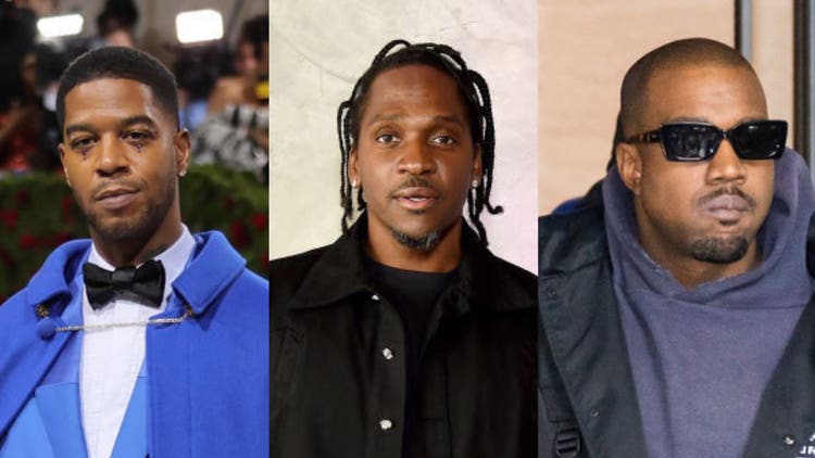 Kid Cudi Pusha T and Kanye West