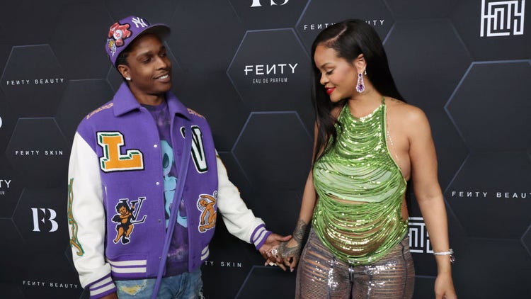 ASAP Rocky and Rihanna
