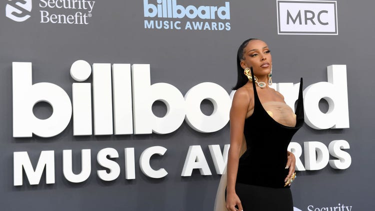 Doja Cat 2022 Billboard Music Awards winners