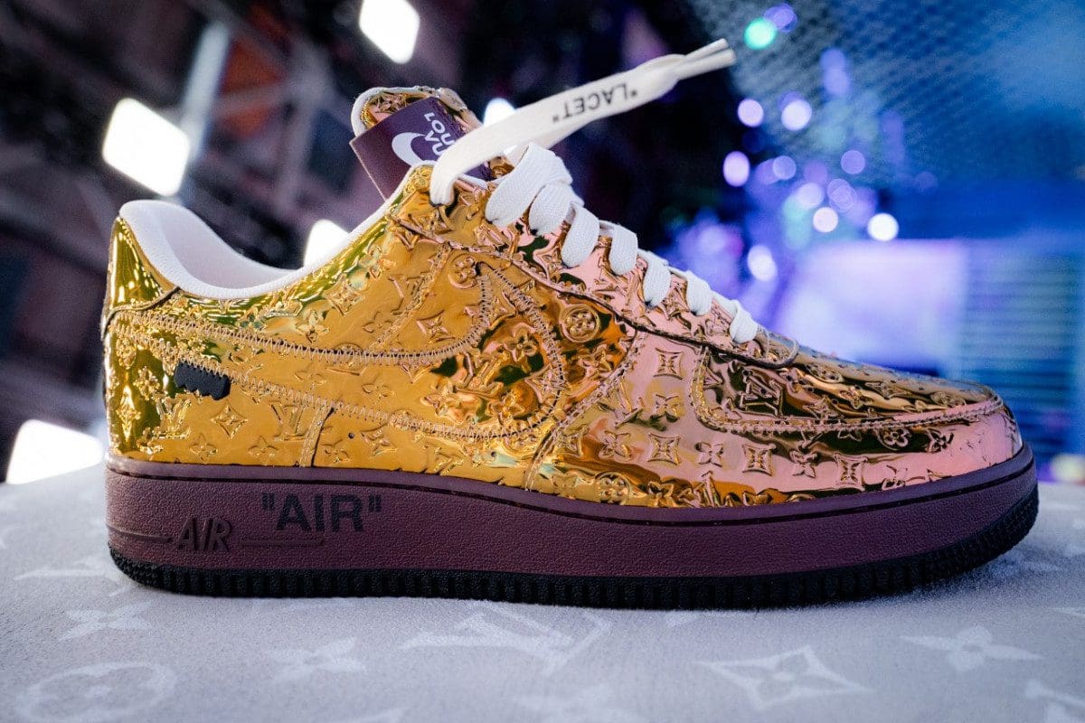 A closer look at the Louis Vuitton and Nike 