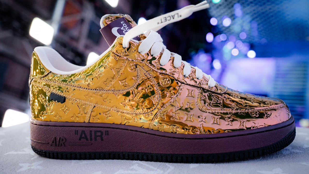 A closer look at the Louis Vuitton and Nike 