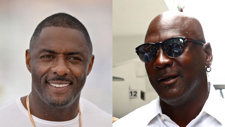 Idris Elba and Michael Jordan