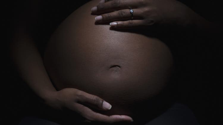 pregnant Black woman