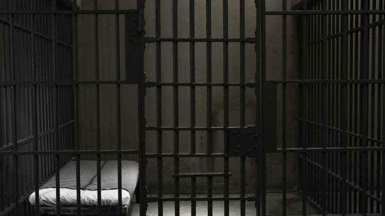 Empty prison cell